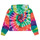 Vêtements Fille Sweats Polo Ralph Lauren BUBBLE HOOD-KNIT-SWEATSHIRT Multicolore