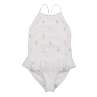 Vêtements Fille Maillots / Shorts de bain Polo Ralph Lauren SCHIFFLI OP-SWIMWEAR Blanc / Multicolore