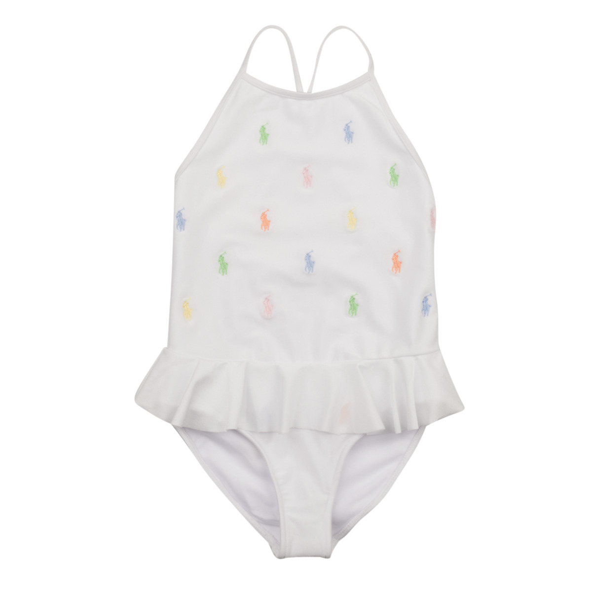 Vêtements Fille Maillots / Shorts de bain textured cotton polo shirt Grigio SCHIFFLI OP-SWIMWEAR Blanc / Multicolore