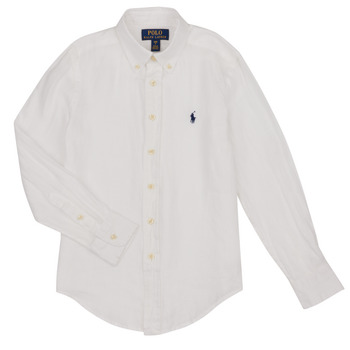 Vêtements Enfant Chemises manches longues Polo Ralph Lauren CLBDPPC-SPORT SHIRT Blanc