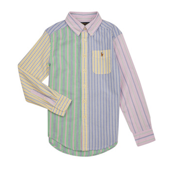 Vêtements Garçon Chemises manches longues Polo Ralph Lauren CLBDPPC-SPORT SHIRT Multicolore