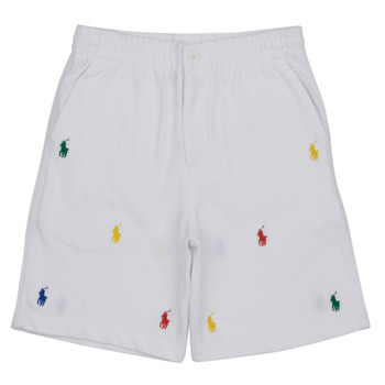 Vêtements Garçon Shorts / Bermudas Polo Ralph Lauren PREPSTER SHT-SHORTS-ATHLETIC Blanc