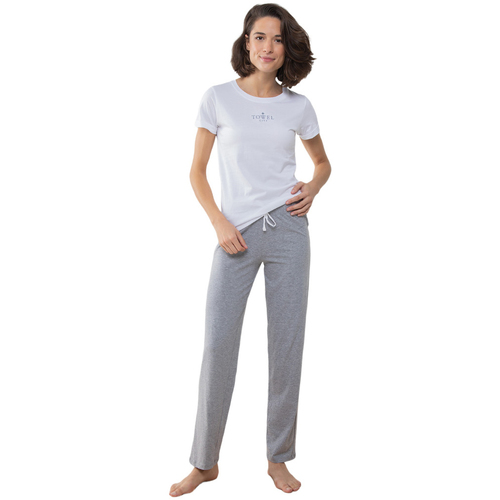 Vêtements Femme Pyjamas / Chemises de nuit Towel City TC053 Blanc