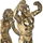 Maison & Déco Décorations de noël Item International Figurine en résine dorée évolution de l'homme 26 cm Doré