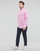 Vêtements Homme Chemises manches longues Polo Ralph Lauren CHEMISE AJUSTEE SLIM FIT EN POPELINE RAYE Rose / Blanc