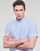 Vêtements Homme Chemises manches courtes Polo Ralph Lauren CHEMISE COUPE DROITE EN SEERSUCKER Bleu / Blanc