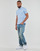 Vêtements Homme Polos manches courtes Polo Ralph Lauren POLO AJUSTE SLIM FIT EN COTON BASIC MESH Bleu ciel