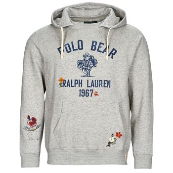 Vêtements Homme Sweats Polo Ralph Lauren POLO BEAR HOODIE Gris / Noir