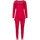 Vêtements Femme Tops, Chemisiers, Pulls, Gilets Pyjama tenue d'intérieur pantalon top manches longues Rouge