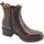 Chaussures Femme Low boots Bottes Valleverde 49553 Nappa Marron