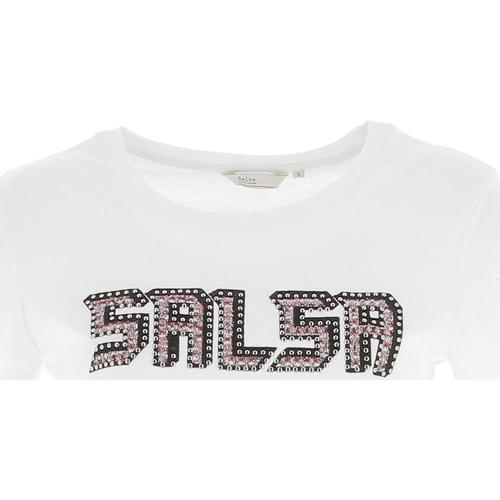 Vêtements Femme T-shirt Regular With Graphic Salsa Samara Blanc