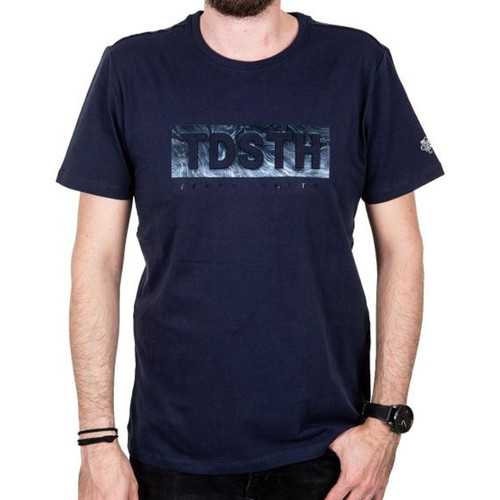 Vêtements Homme Tee-shirt Ticlass Basic Mc Teddy Smith 11015256D Bleu
