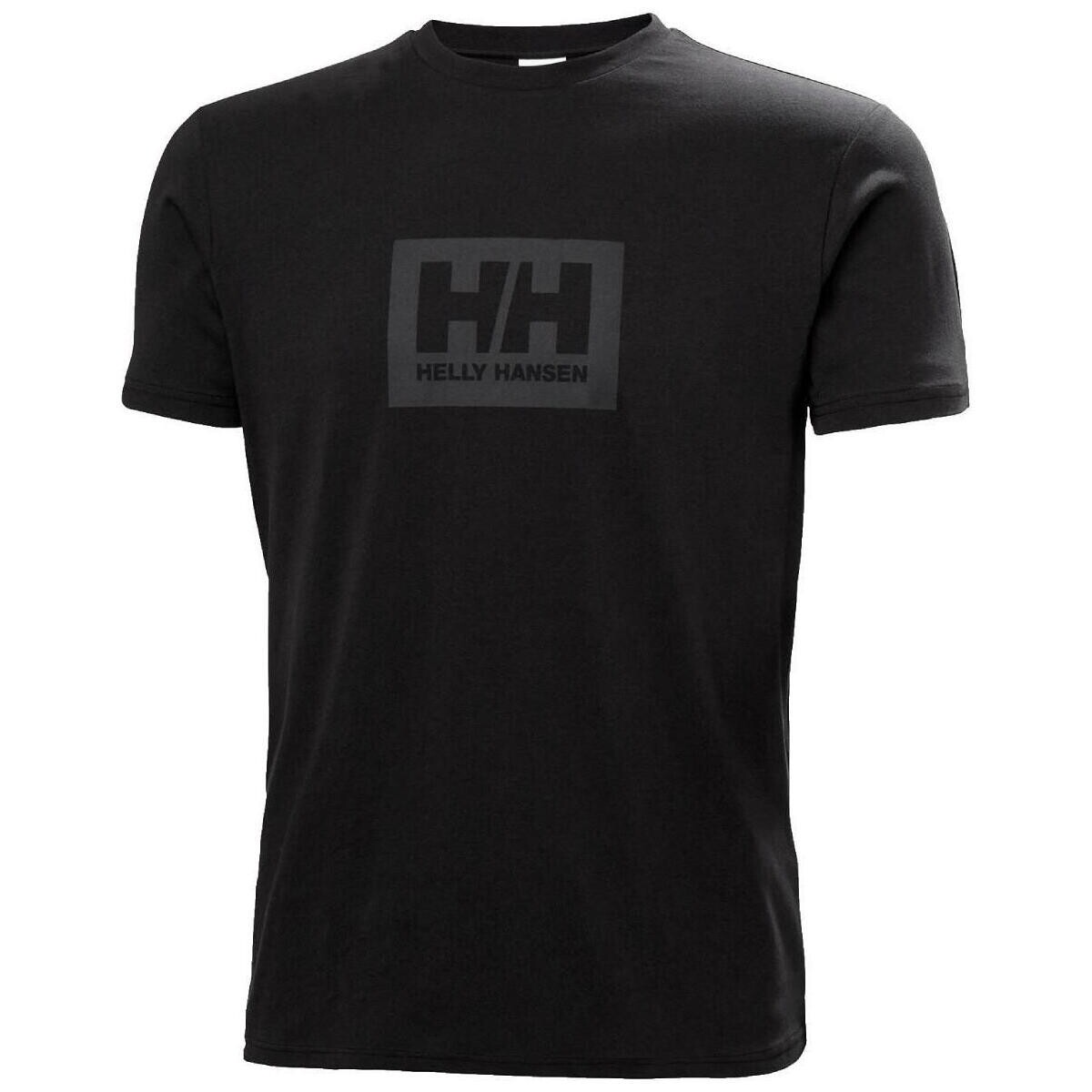 Vêtements Homme T-shirts manches courtes Helly Hansen  Noir