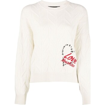 Vêtements Femme T-shirts manches longues Love Moschino WSM3711X1441 Blanc