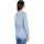 Vêtements Femme T-shirts manches longues White Wise WW4110 Bleu