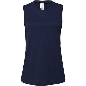 Vêtements Femme Débardeurs / T-shirts sans manche Bella + Canvas Muscle Bleu