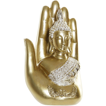 Maison & Déco Un Matin dEté Item International Figurine en résine doré la main de bouddha Doré