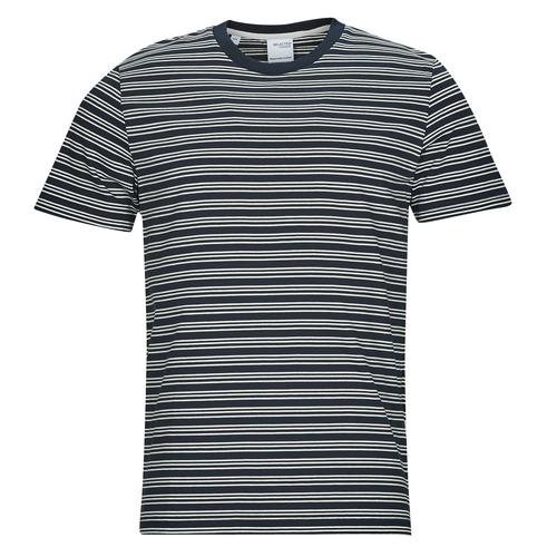 Vêtements Homme Bougeoirs / photophores Selected SLHANDY STRIPE SS O-NECK TEE W Marine / Blanc