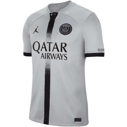 Vêtements Homme T-shirts manches courtes Nike Maillot Repl Psg M Nk Df Stad Jsy Ss Aw (smoke Gr) Gris