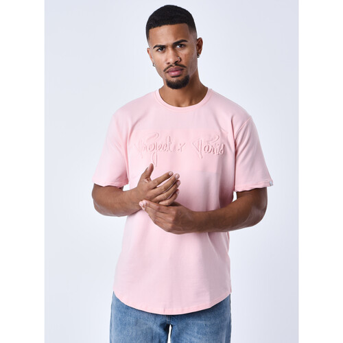Vêtements Homme T-shirts manches courtes Project X Paris Tee Shirt T221008 Rose