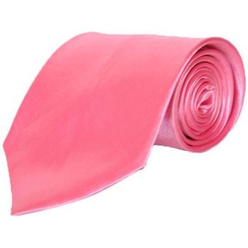 Vêtements Cravates et accessoires Kebello Cravate Satin Rose Rose