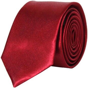 Vêtements Homme Cravates et accessoires Kebello Cravate Satin Slim Bordeaux H Bordeaux