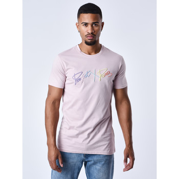 Vêtements Homme T-shirts & Polos Rideaux / stores Tee Shirt T221012 Rose