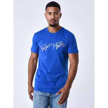 Vêtements Homme T-shirts & Polos Bouts de canapé / guéridons Build Your Brand Bleu