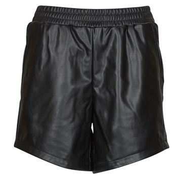 Vêtements Femme Shorts / Bermudas Noisy May NMPROOF HW PU SHORTS Noir