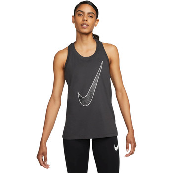 Vêtements Femme Débardeurs / T-shirts sans manche Nike Débardeur Debr Nk Df  One Hook Wbn (smok Gr) Gris