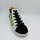 Chaussures Enfant Baskets mode Pom d'Api BASKET LACET ZIPPEE FLUO Noir