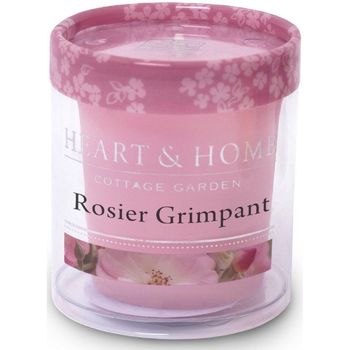 Soutenons la formation des Bougies / diffuseurs Kontiki Petite bougie heart and home rosier grimpant Rose