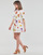 Vêtements Femme Robes courtes Desigual VEST_BELGICA-LACROIX Blanc / Multicolore