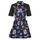 Vêtements Femme Robes courtes Desigual VEST_SINA Noir / Multicolore