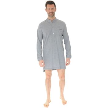 Vêtements Homme Pyjamas / Chemises de nuit Pilus CHEMISE DE NUIT GRIS UBALDIN GRIS