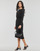 Vêtements Femme Robes courtes Karl Lagerfeld LONG SLEEVE JERSEY DRESS Noir