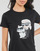Vêtements Femme T-shirts manches courtes Karl Lagerfeld IKONIK 2.0 T-SHIRT Noir