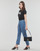Vêtements Femme Jeans droit Karl Lagerfeld TAPERED MONOGRAM JCQ DENIMS Bleu