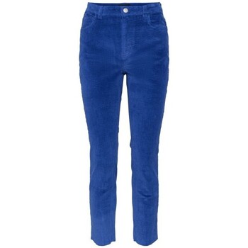 Vêtements Femme Pantalons Vero Moda PANTALON VMBRENDA HR STRAIGHT ANK CORD - SODALITE BLUE - 32/34 Bleu