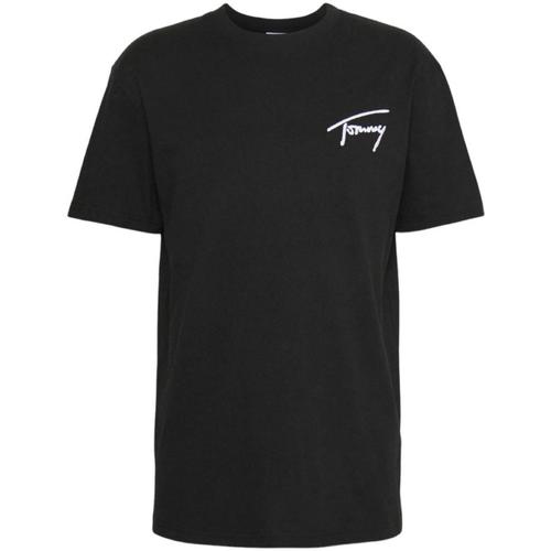 Vêtements Femme T-shirts manches courtes Tommy Hilfiger  Noir