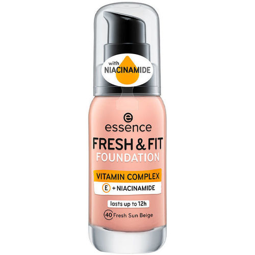Beauté Fonds de teint & Bases Essence Fresh & Fit Maquillaje 40-fresh Sun Beige 