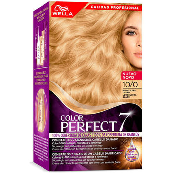 Beauté Femme Colorations Wella Color Perfect 7 100% Couverture Des Gris 10/0-blond Ultr 