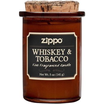 Maison & Déco Bougies / diffuseurs Zippo Bougie parfumée whiskey et tobacco Marron