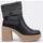 Chaussures Femme Bottines Top3 22889 Noir