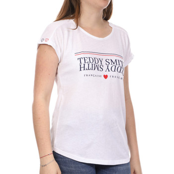 Vêtements Femme T-shirts manches courtes Teddy Smith 31014148D Blanc
