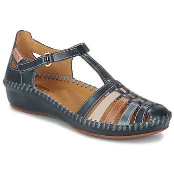 Chaussures Femme Sandales et Nu-pieds Pikolinos P. VALLARTA Bleu / Marron