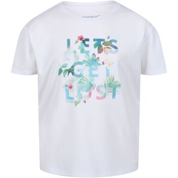 Vêtements Enfant T-shirts Grigio manches courtes Regatta  Blanc