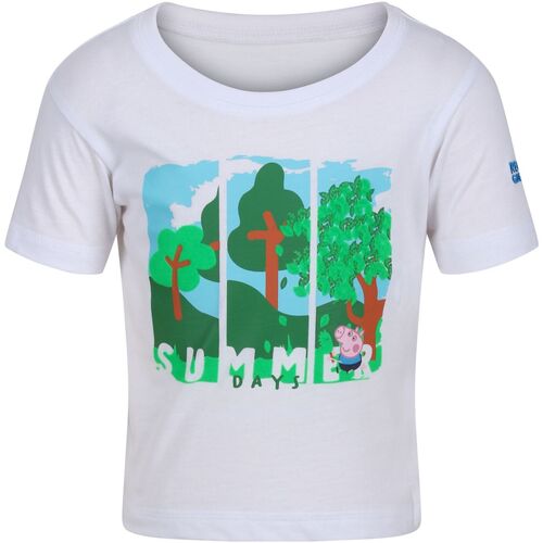 Vêtements Enfant Osklen Abito modello T-shirt con lavaggio acido Grigio Regatta RG7701 Blanc
