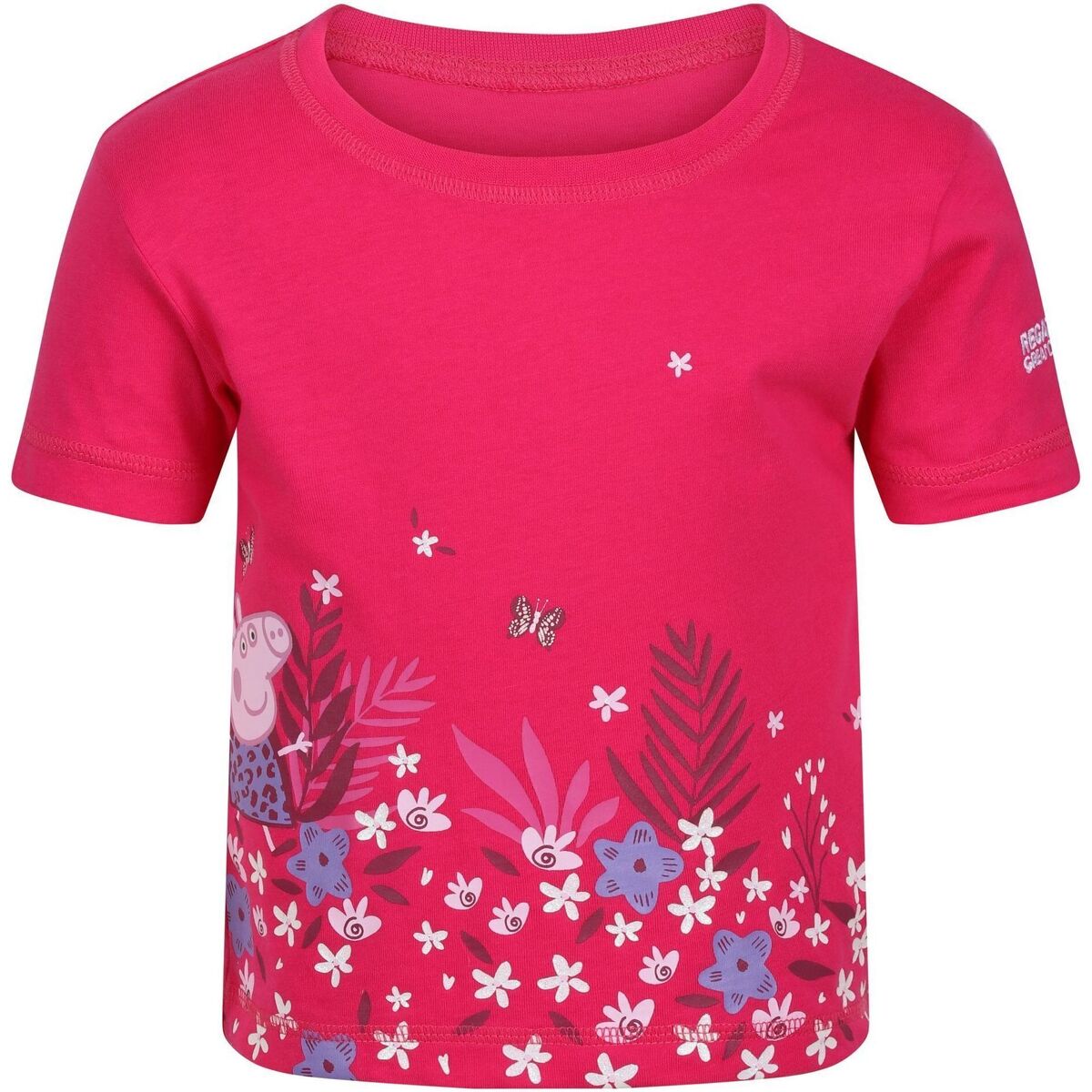 Vêtements Enfant T-shirts flax manches courtes Regatta RG7722 Rouge