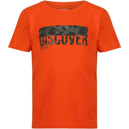 Vêtements Enfant T-shirts manches courtes Regatta  Orange